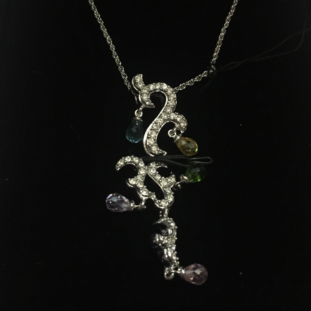 Rainbow crystal necklace